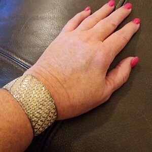 Sterling Silver Flexible Bangle Bracelet